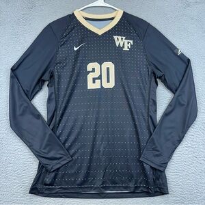 Wake Forest Jersey Womens Medium Black Demon‎ Deacon Sports Nike Polyester #20